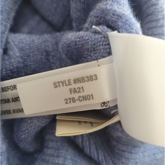 Madewell Bowden Henley Sweater Coziest Yarn Women's XS Preppy Wool Alpaca Blend - Picture 6 of 9